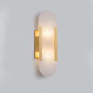 Alabaster Column Sconce