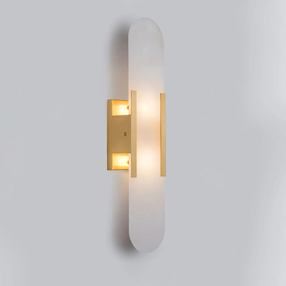 Alabaster Column Sconce