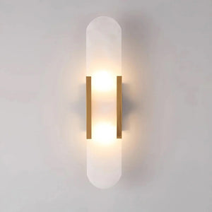 Alabaster Column Sconce