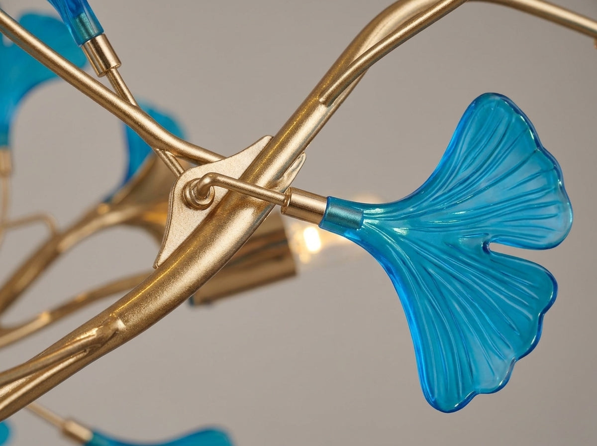 Ginkgo Canopy Chandelier - Crafted for Lasting Beauty