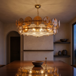 Halo Glass Chandelier - Main Product Image