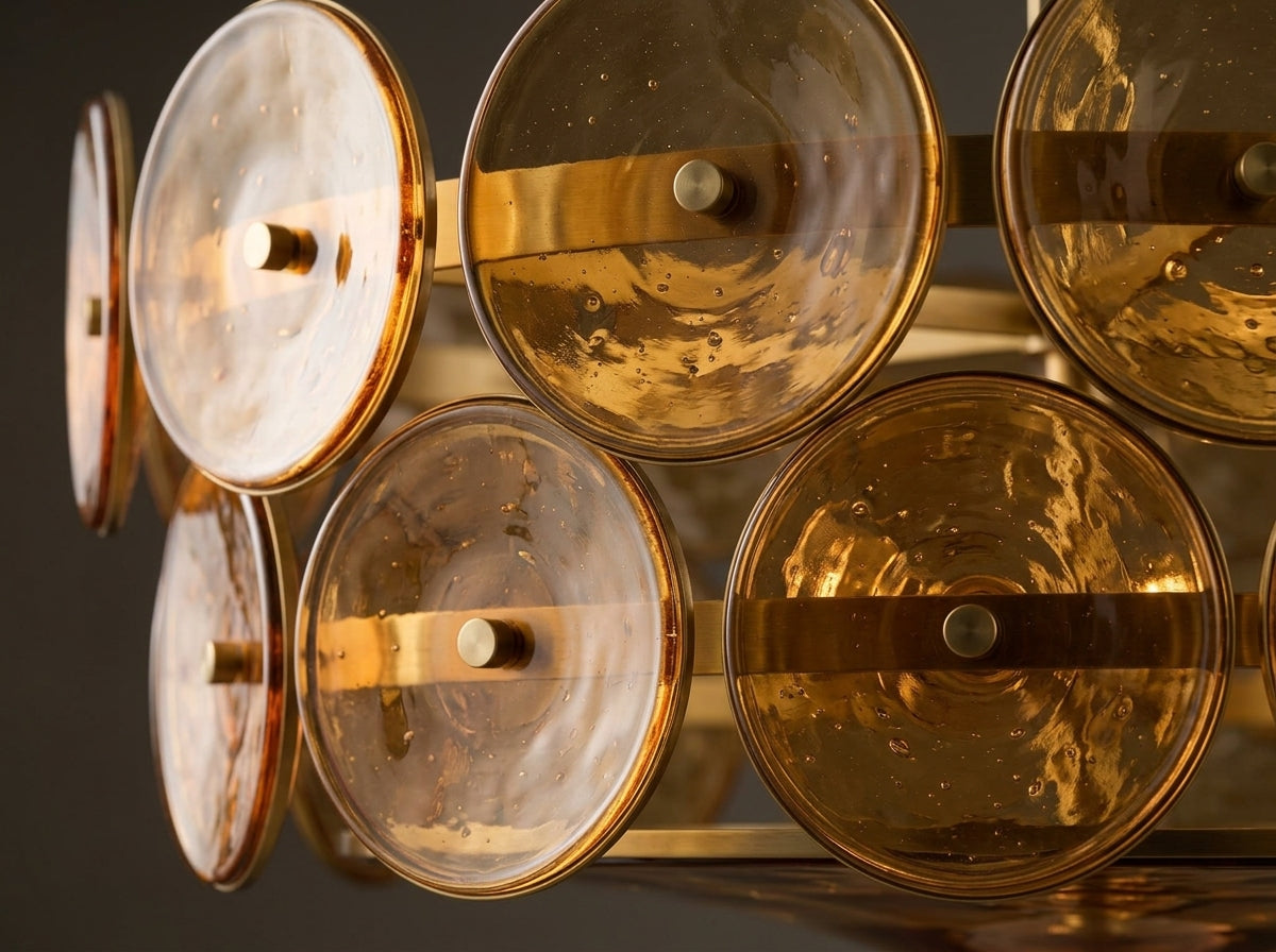 Halo Glass Chandelier - Artisan Quality You Can See