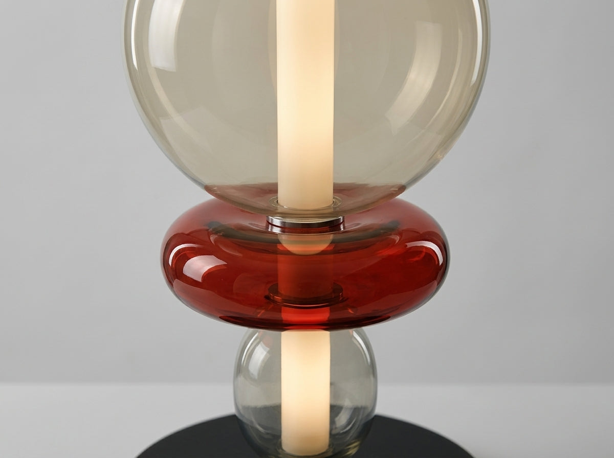Halo Glass Table Lamp - Artisan Glass You Can Feel