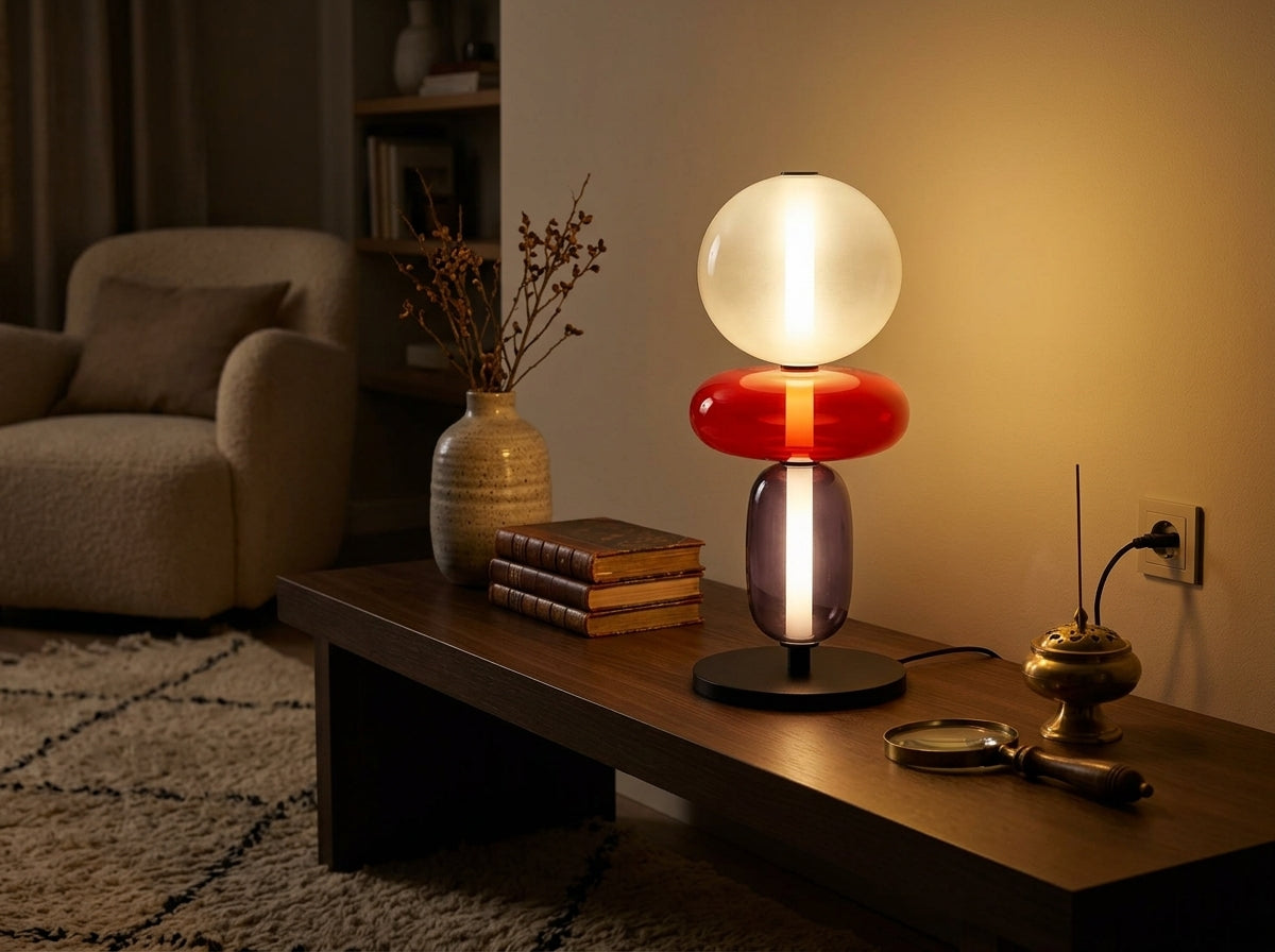 Halo Glass Table Lamp - Set an Evening Glow That Wows