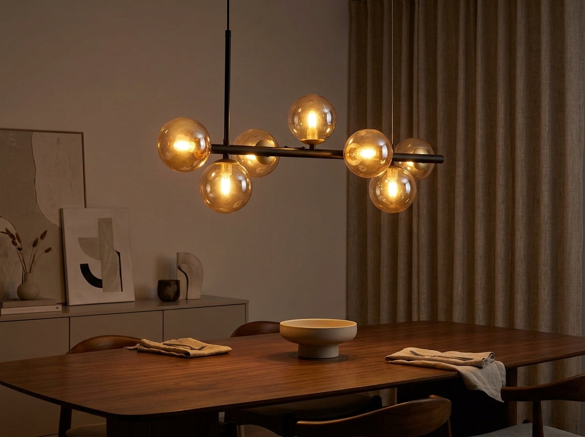 Horizon Globe Chandelier - Sets the Mood, Instantly