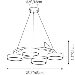 Songbird Ring Chandelier