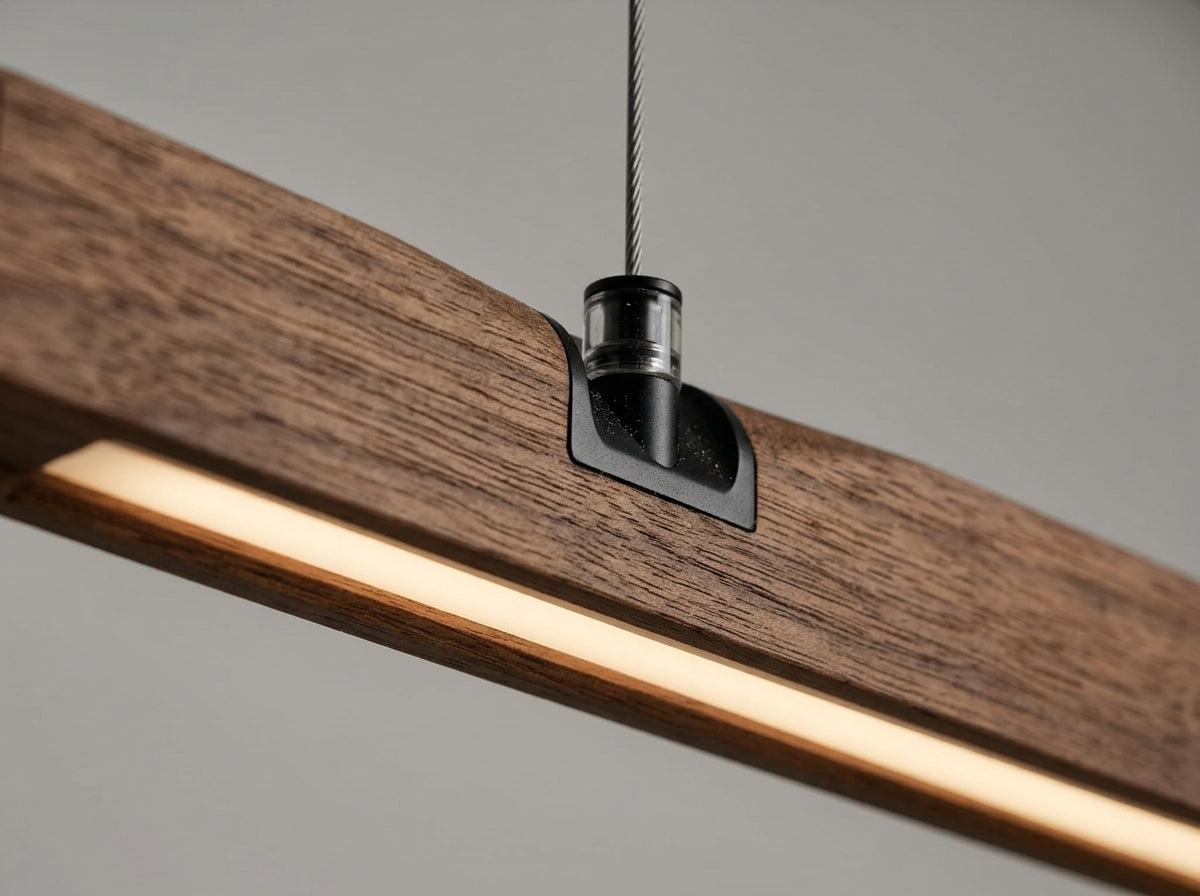 Linear Timber Pendant - Crafted for Lasting Beauty