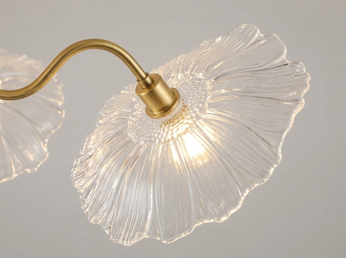 Lotus Bloom Ceiling Light - Crafted Details You Can Feel