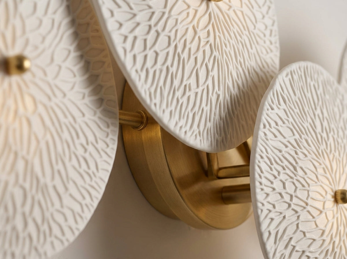 Lotus Bloom Wall Sconce - Crafted for Lasting Beauty