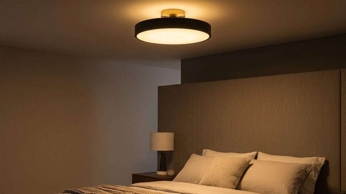 Luma Flush Ceiling Light - Sets a Calm, Elevated Mood