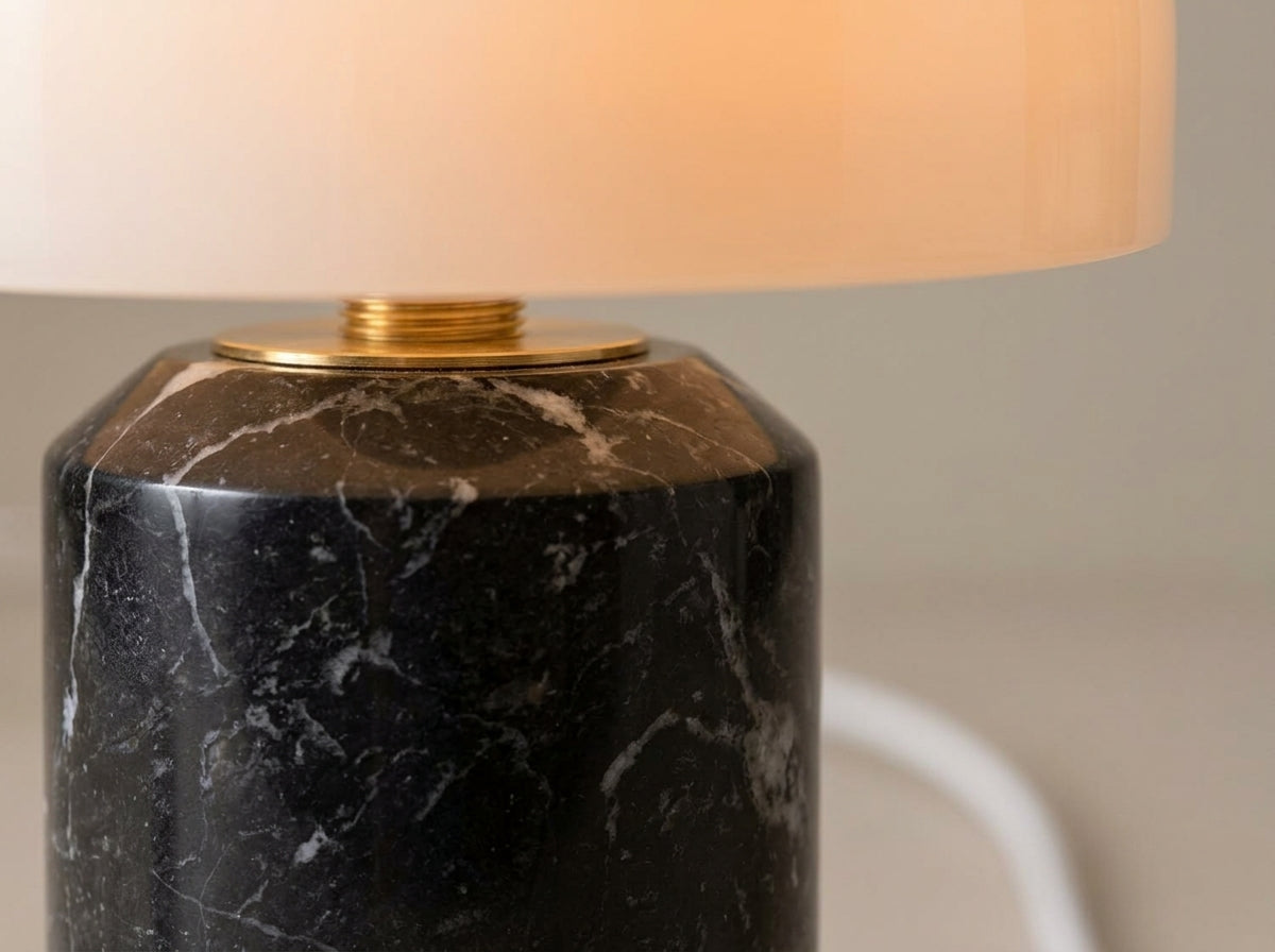 Marble Cylinder Lamp - Crafted to Feel Luxurious in Every Detail