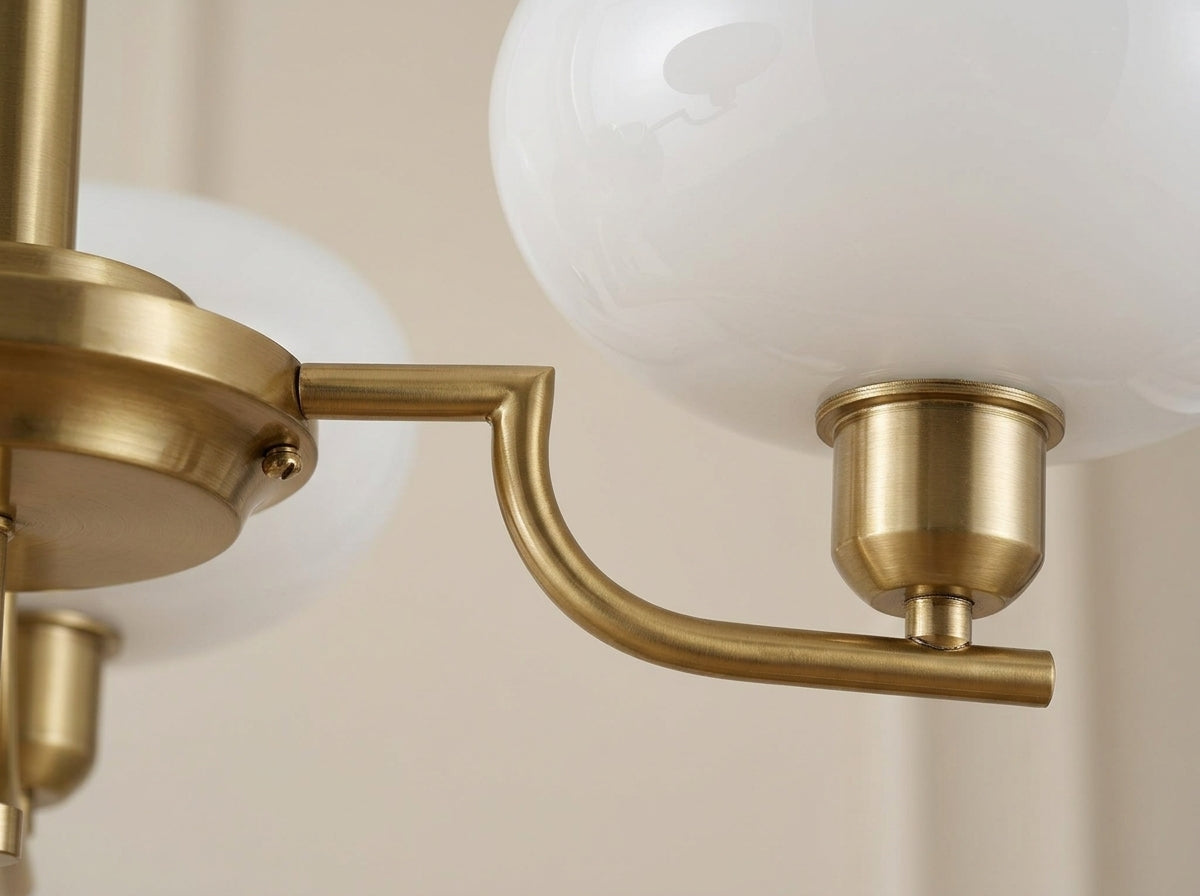 Multi-Arm Glass Chandelier - Crafted for Lasting Beauty