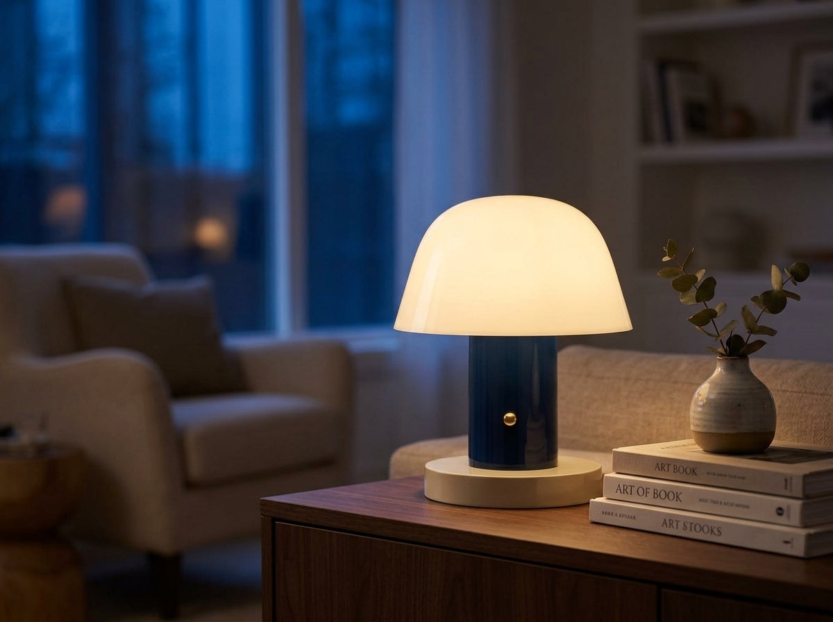 Mushroom Glow Lamp - Sets a Warm, Inviting Mood