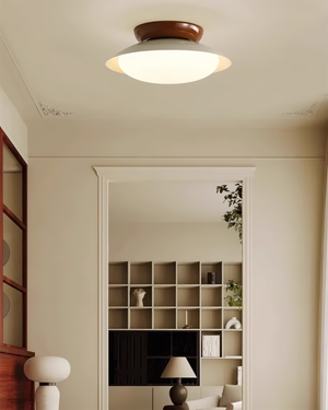 Paulo Mid-Century Dome Ceiling Light with Integrated LED
