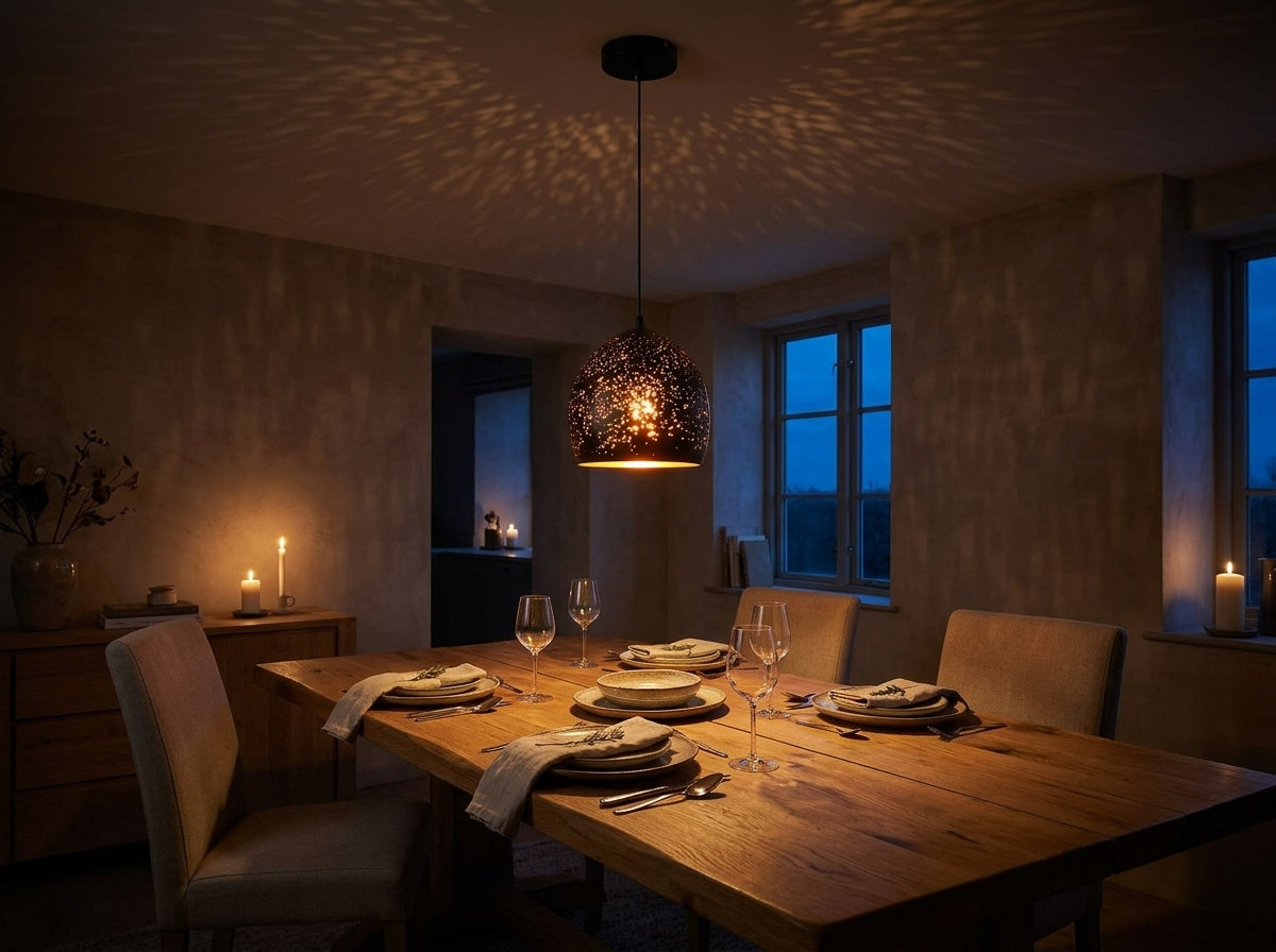 Perforated Ember Pendant - Sets the Mood in Any Room