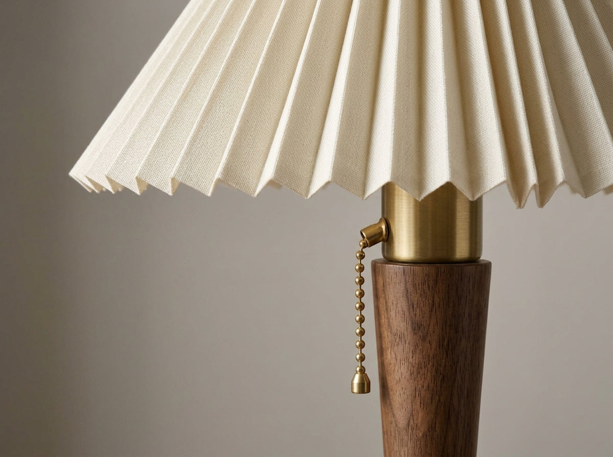 Pleated Fold Table Lamp - Crafted for Lasting Beauty