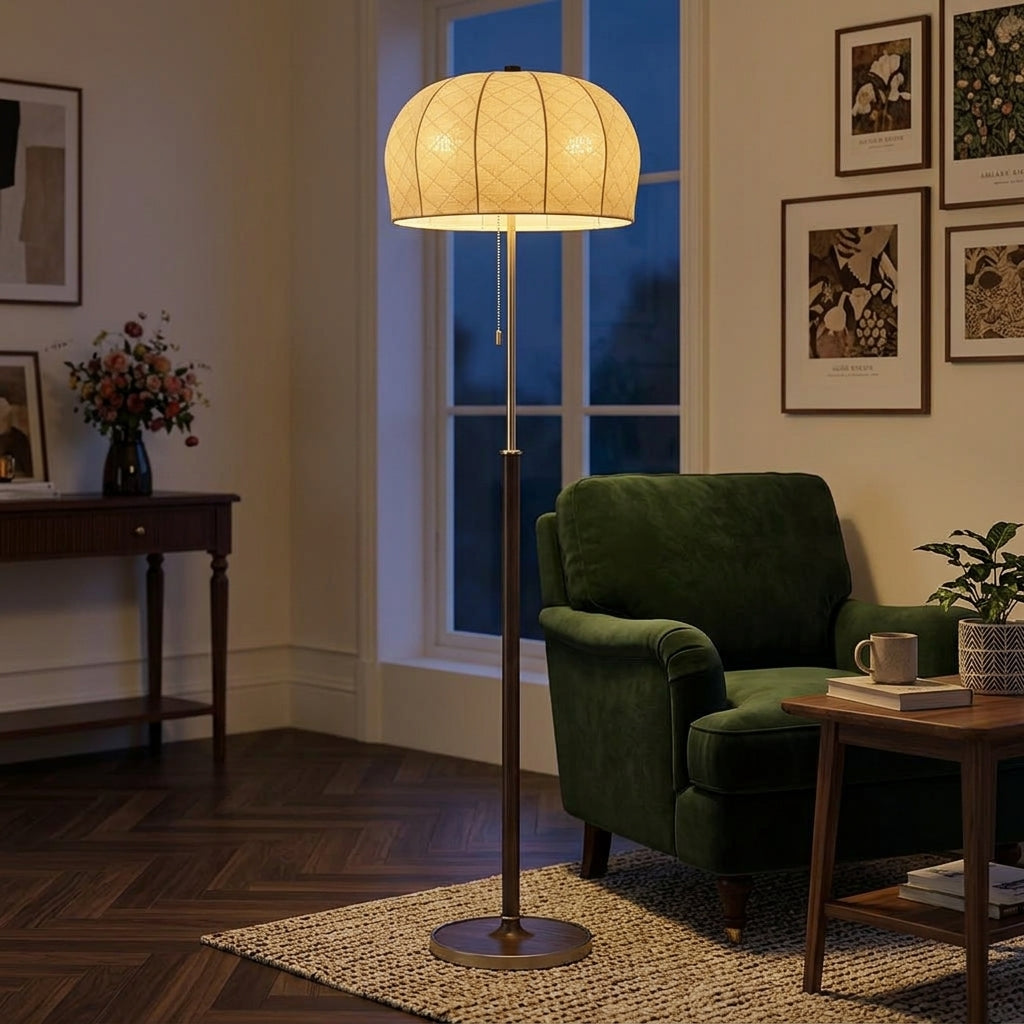 Pleated Halo Floor Lamp - Main Product Image