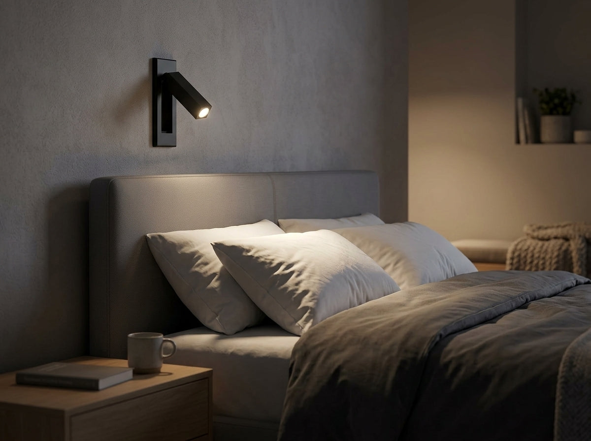 Recessed Spotlight Reading Lamp - Warm Ambiance for Cozy Nights