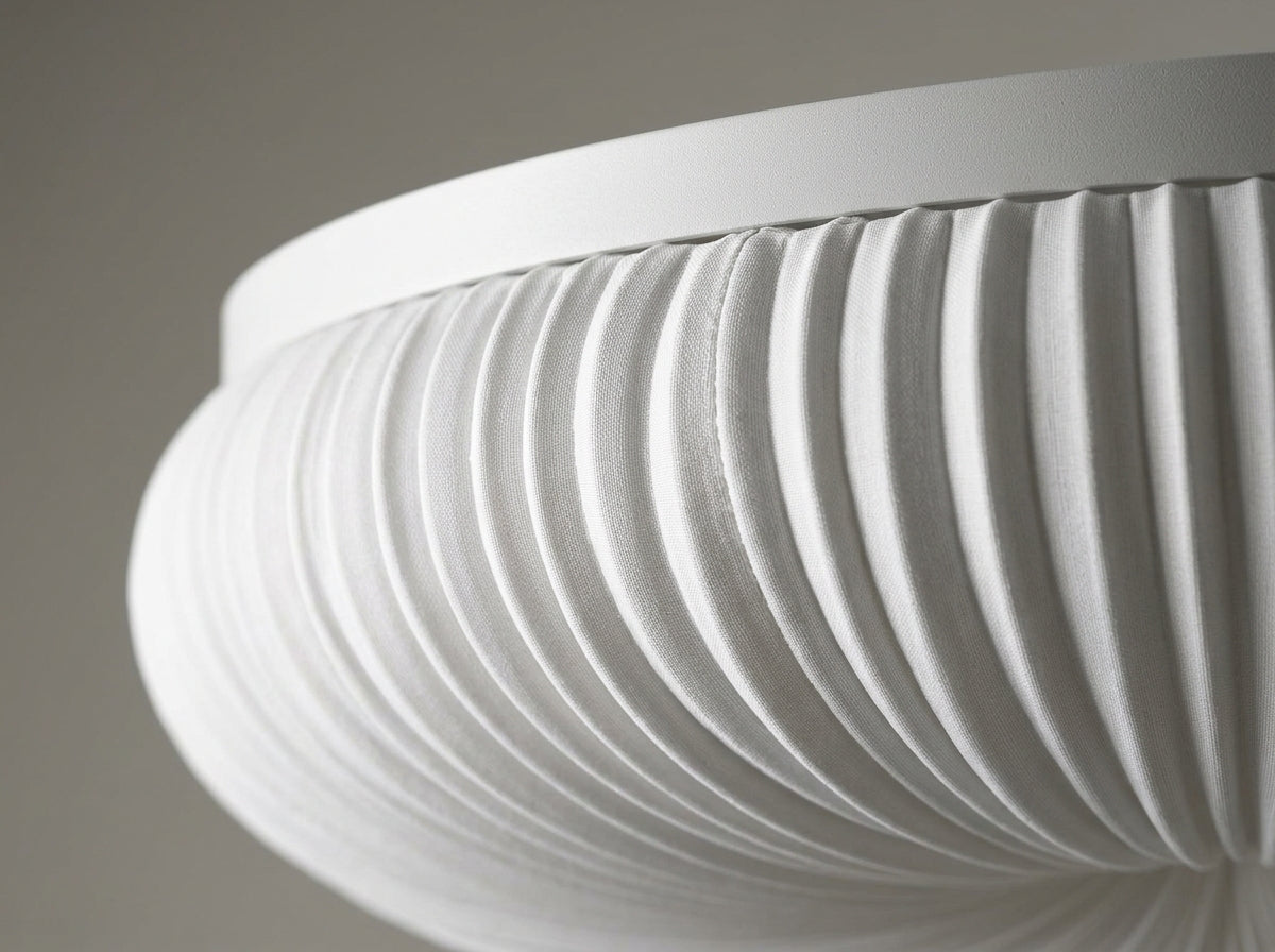Ribbed Shell Ceiling Light - Crafted for Lasting Beauty
