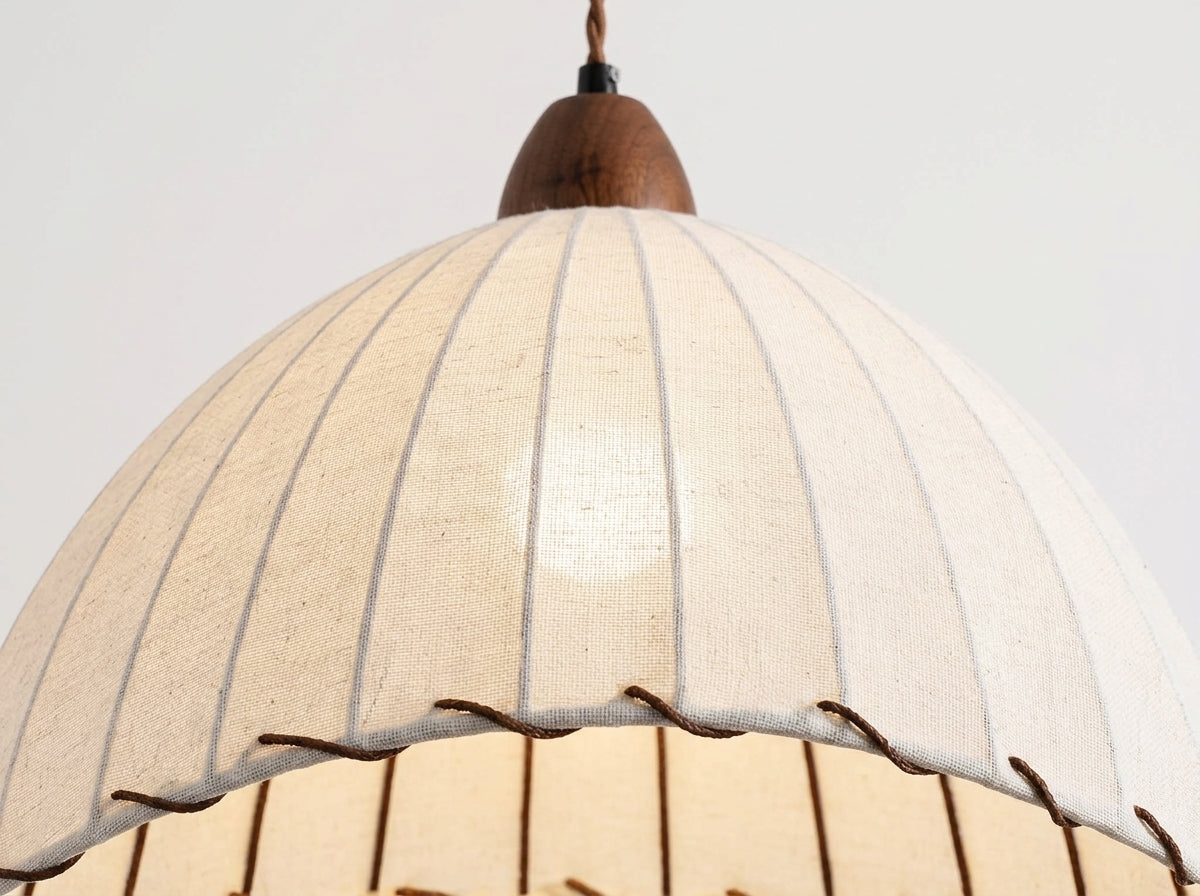 Scalloped Pleat Pendant - Crafted for Lasting Beauty