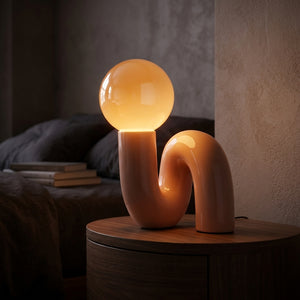 Sculpted Globe Lamp - Main Product Image