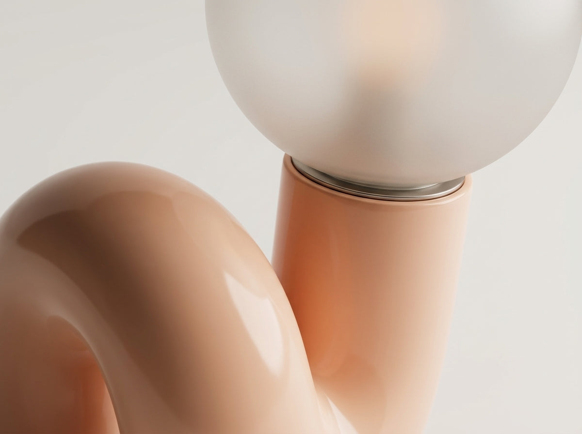 Sculpted Globe Lamp - Crafted for Lasting Beauty
