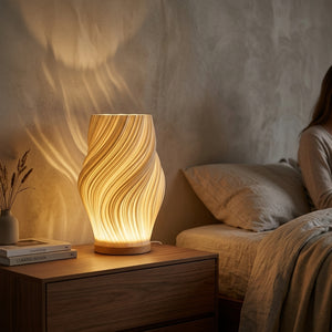 Sculpted Wave Lamp - Main Product Image