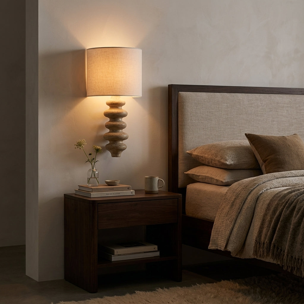 Sculpted Wood Sconce - Main Product Image