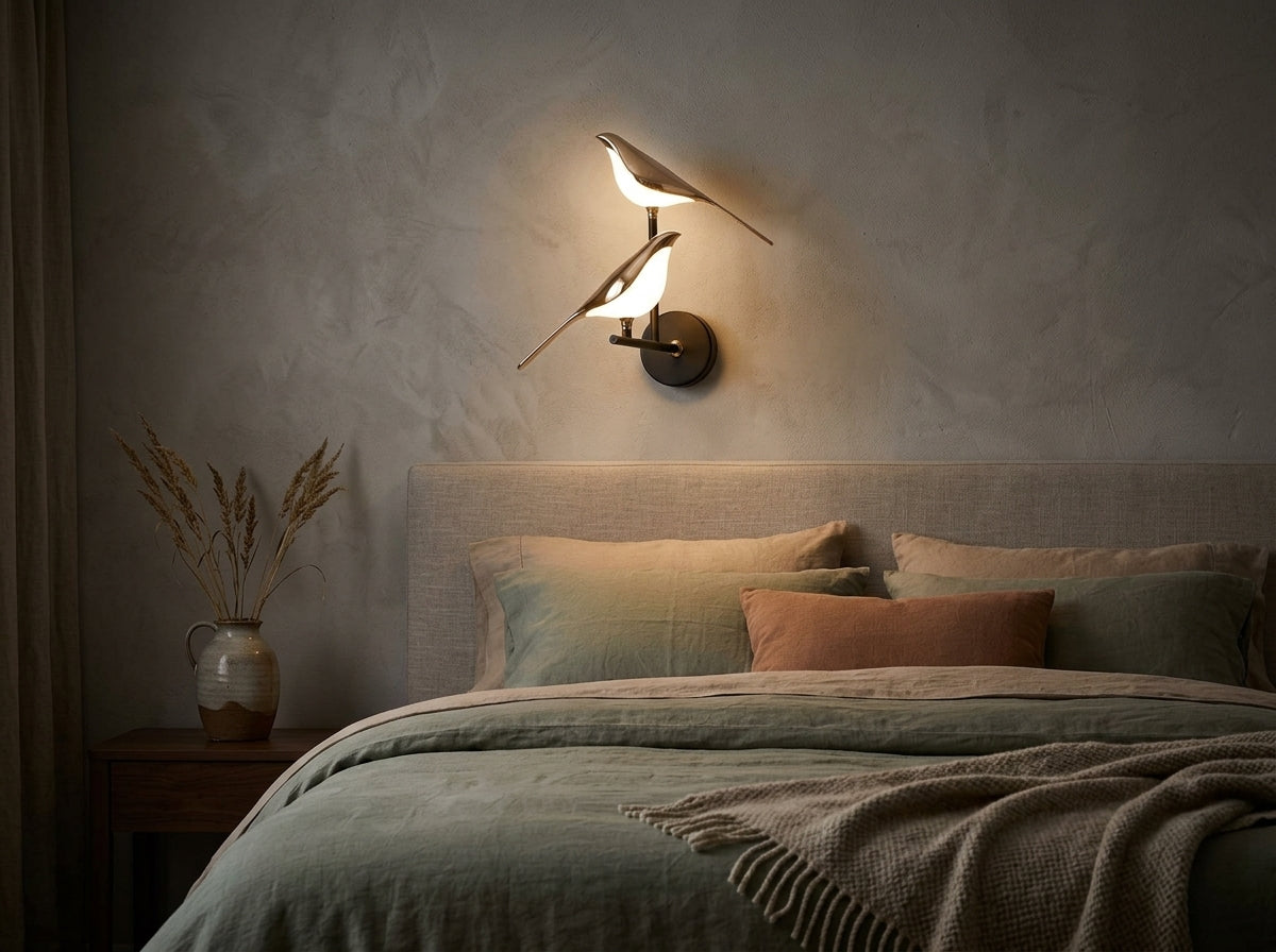 Sculptural Songbird Sconce - Sets the Mood in Every Room
