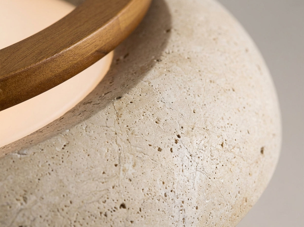 Stone Halo Ceiling Light - Crafted for a Lifetime of Beauty