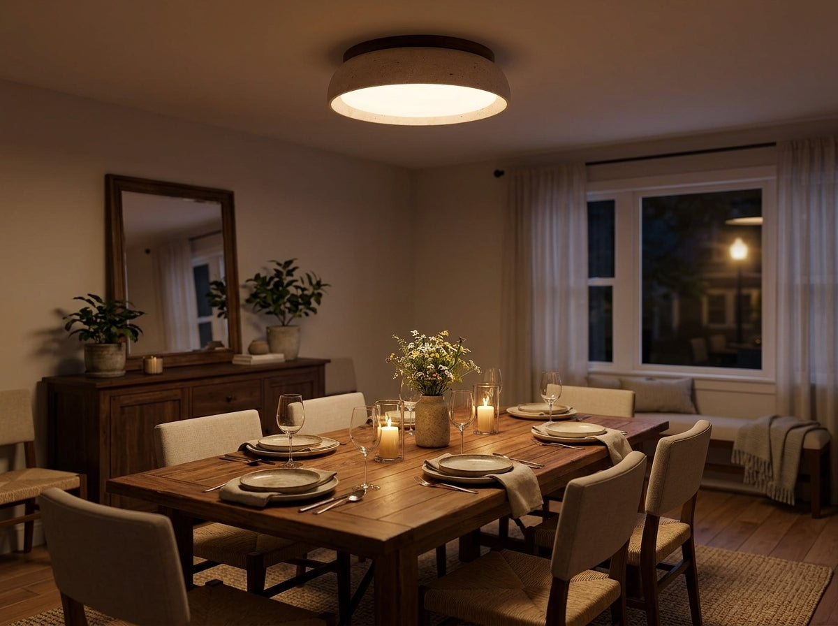 Stone Halo Ceiling Light - Elevates Every Room's Atmosphere