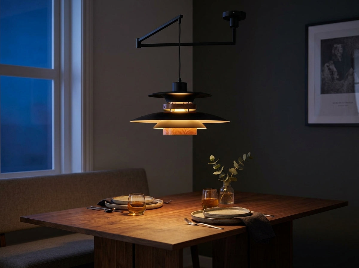 Swing Arm Layered Pendant - Elevates Every Room's Ambiance