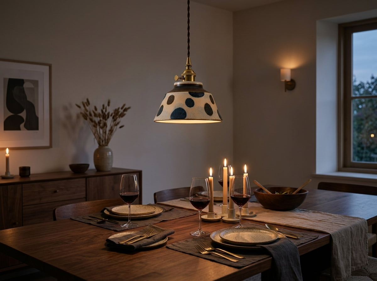 Terra Glow Pendant - Sets a Warm Evening Glow