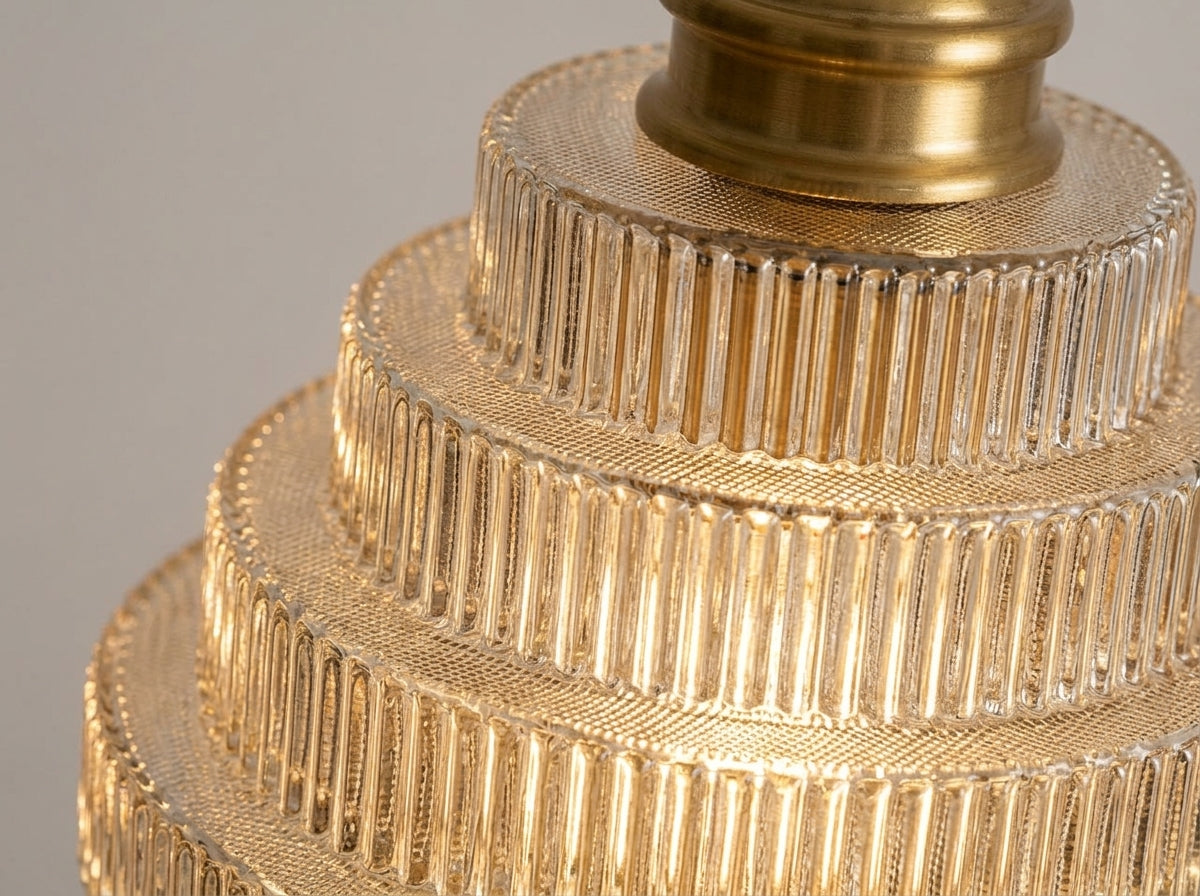 Tiered Ribbed Pendant - Crafted for Lasting Beauty