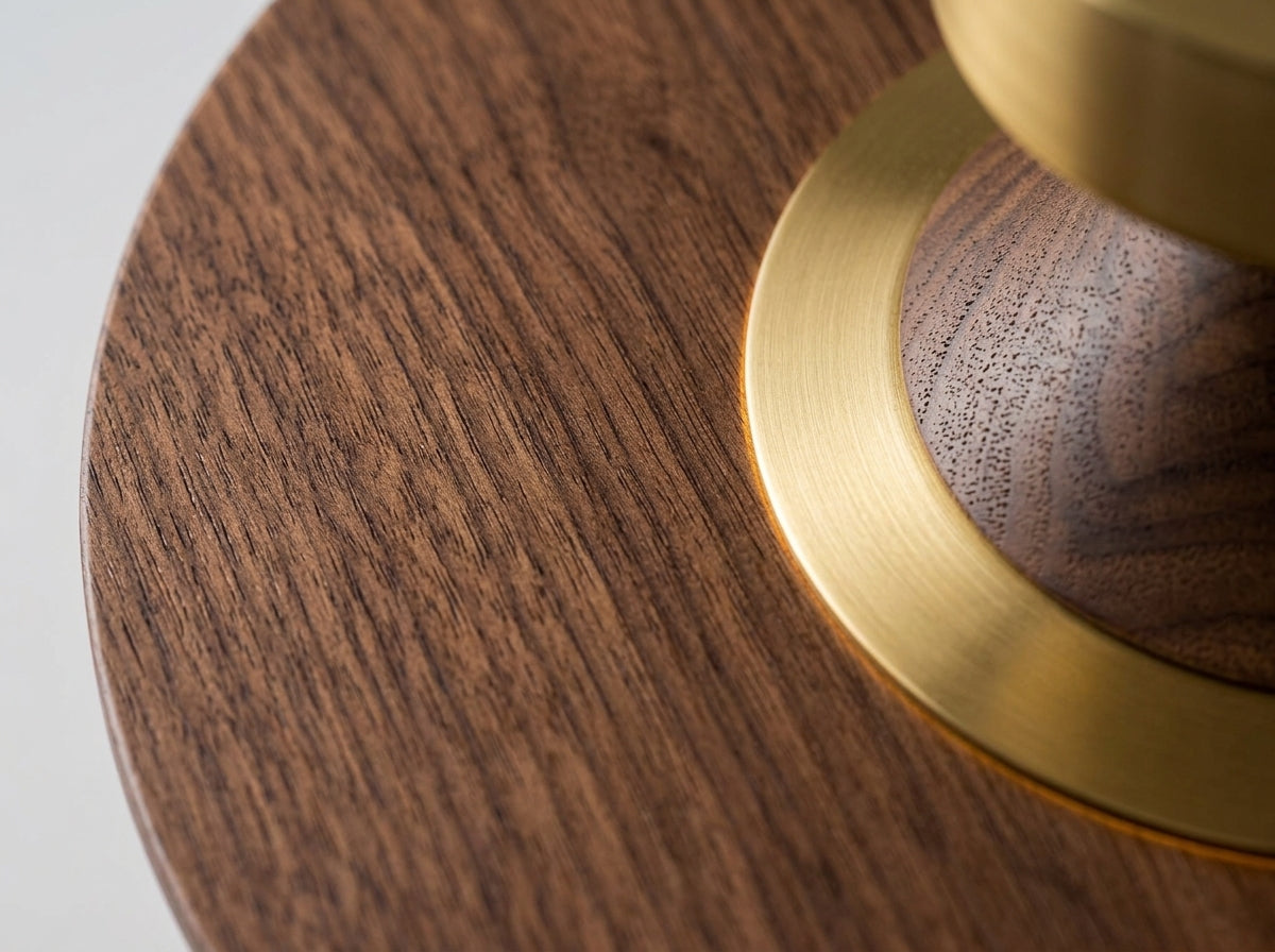 Walnut Disc Ceiling Light - Crafted for Everyday Beauty
