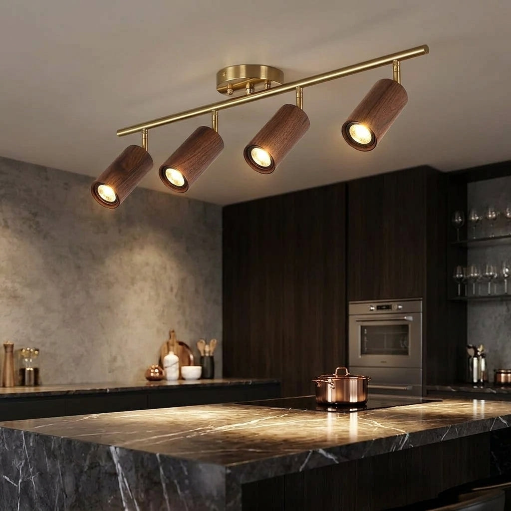 Walnut Spotlight Track - Main Product Image