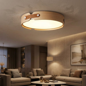 Wooden Halo Ceiling Light - Main Product Image