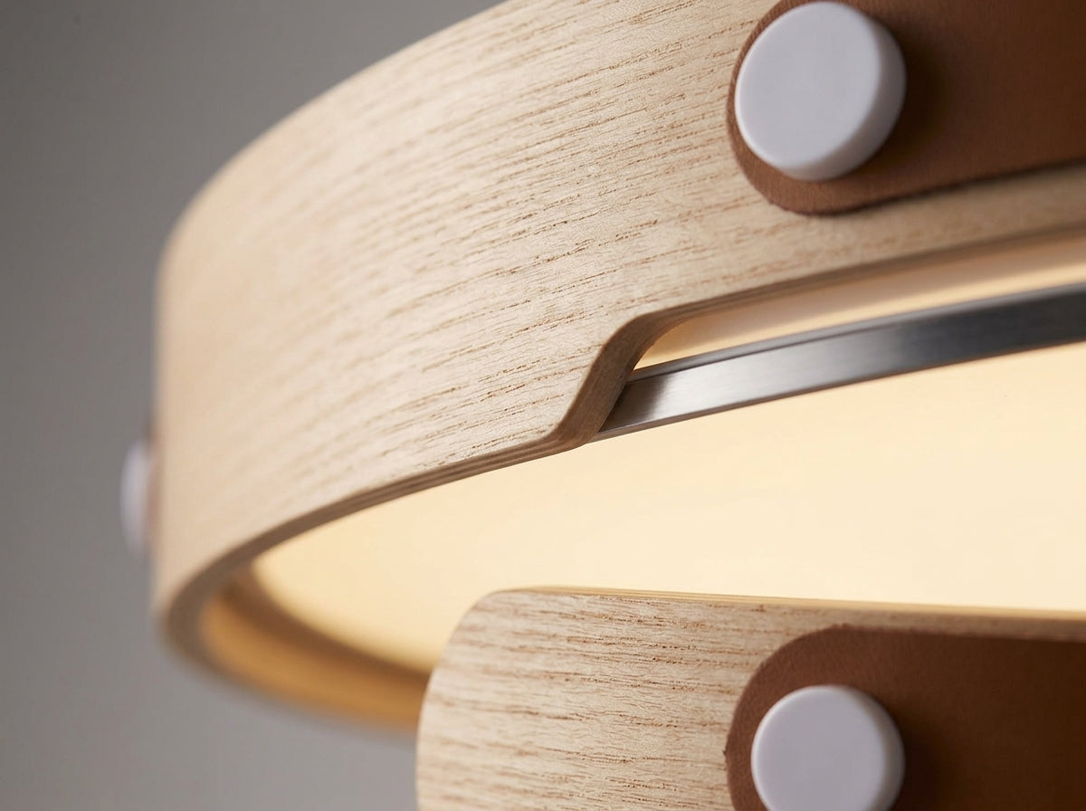 Wooden Halo Ceiling Light - Crafted for Lasting Warmth