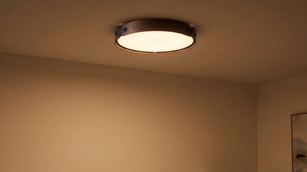 Wooden Halo Ceiling Light - Elevate Your Room's Evening Glow