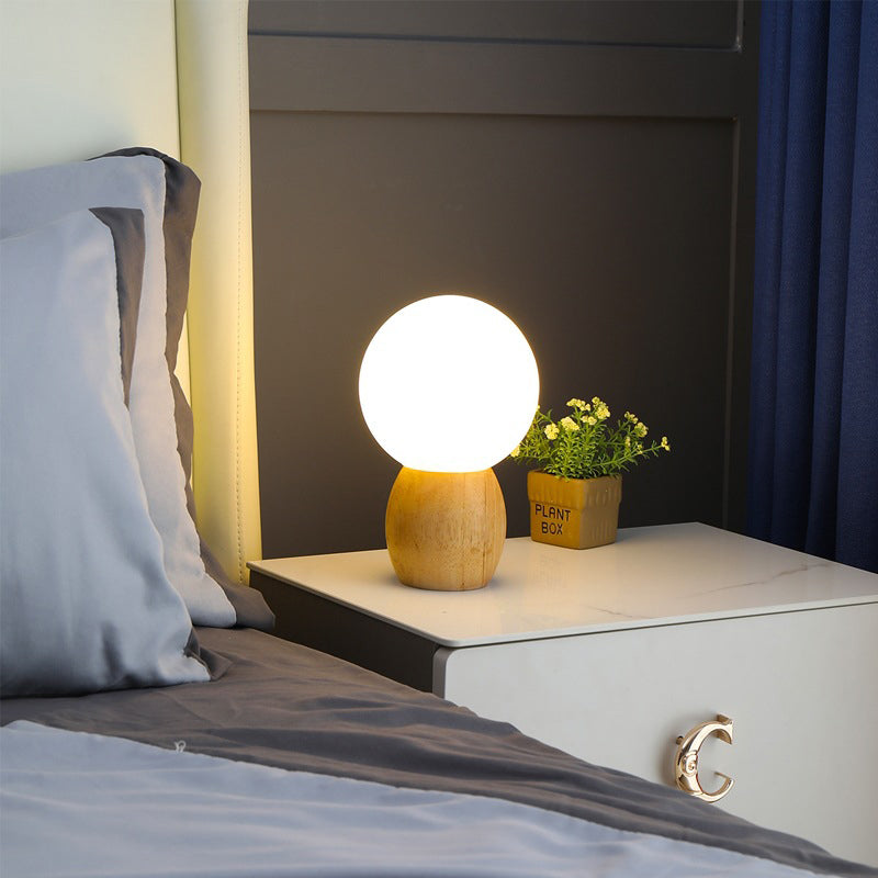 Frosted Globe Table Lamp