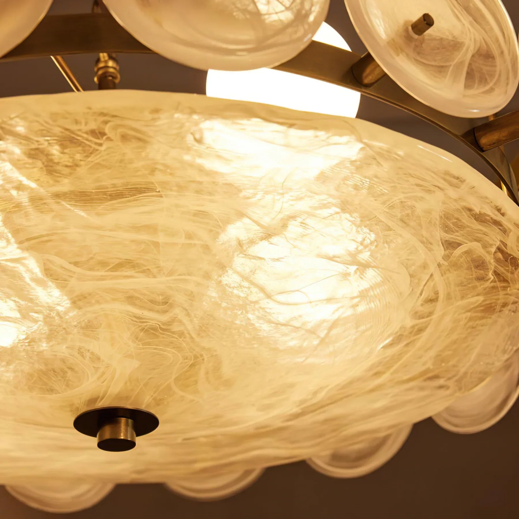 Halo Glass Chandelier