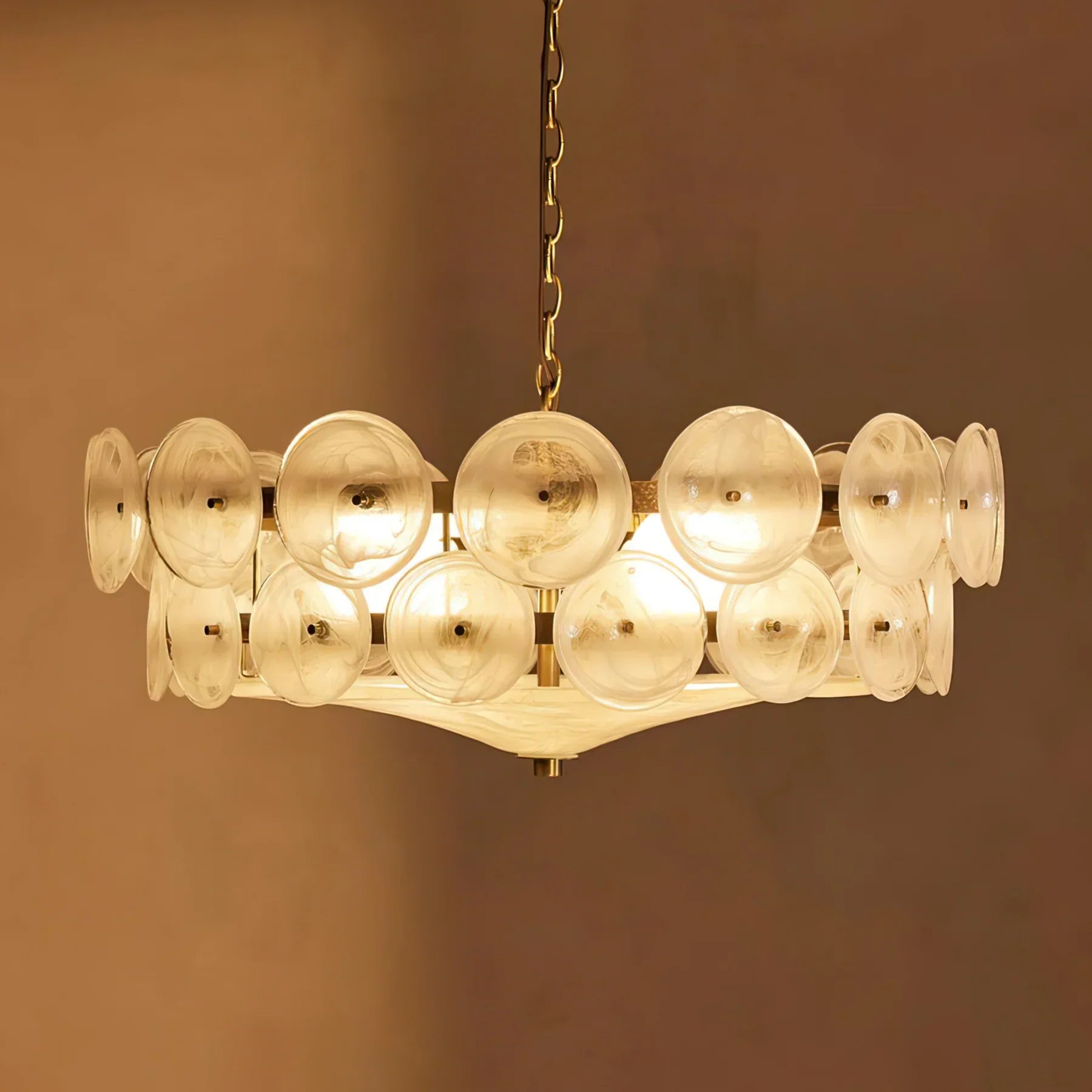 Halo Glass Chandelier