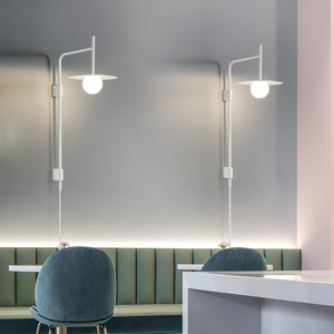 Frosted Globe Sconce