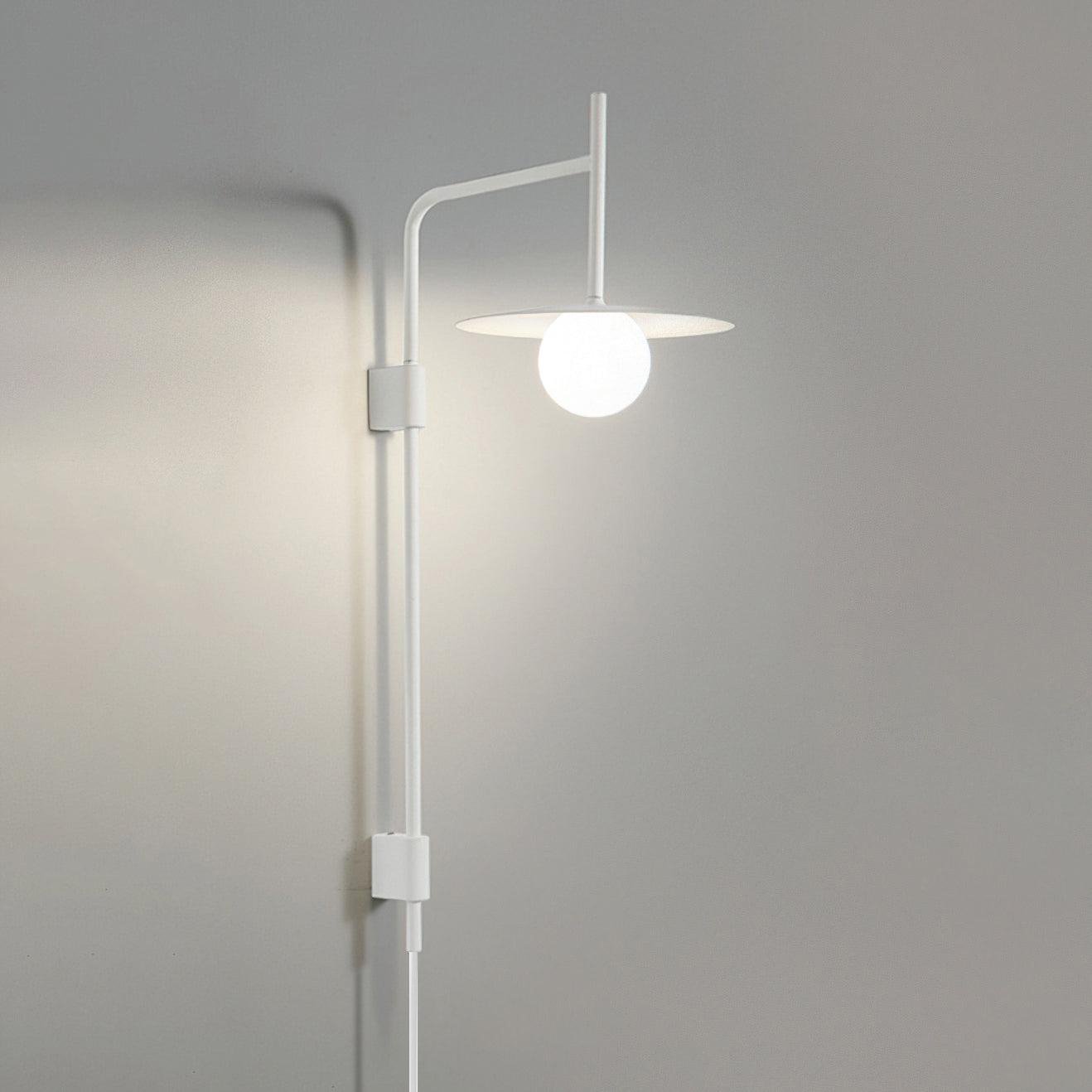 Frosted Globe Sconce