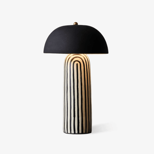 Striped Ceramic Table Lamp