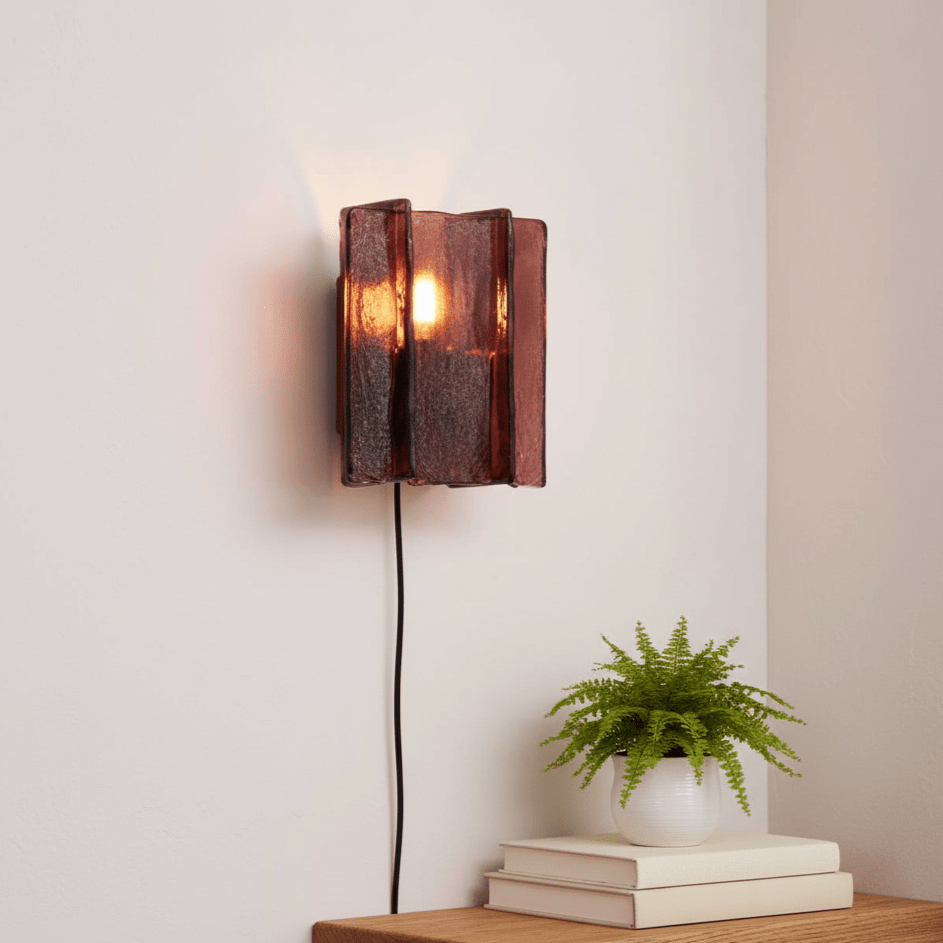 Crimson Glow Sconce