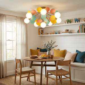 Pastel Orb Chandelier