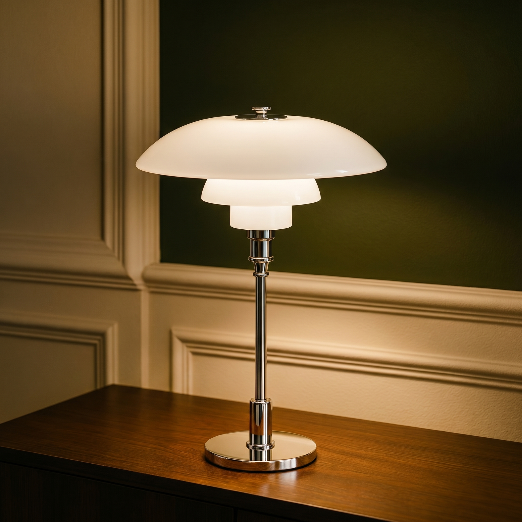 Amber Mushroom Lamp