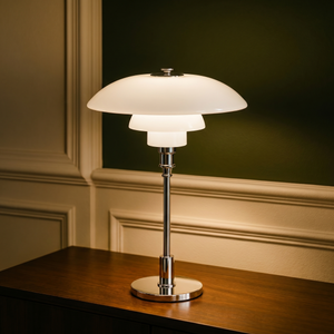 Amber Mushroom Lamp