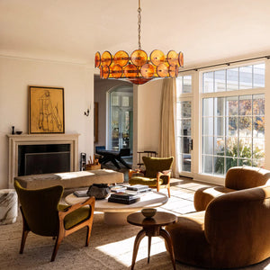 Halo Glass Chandelier
